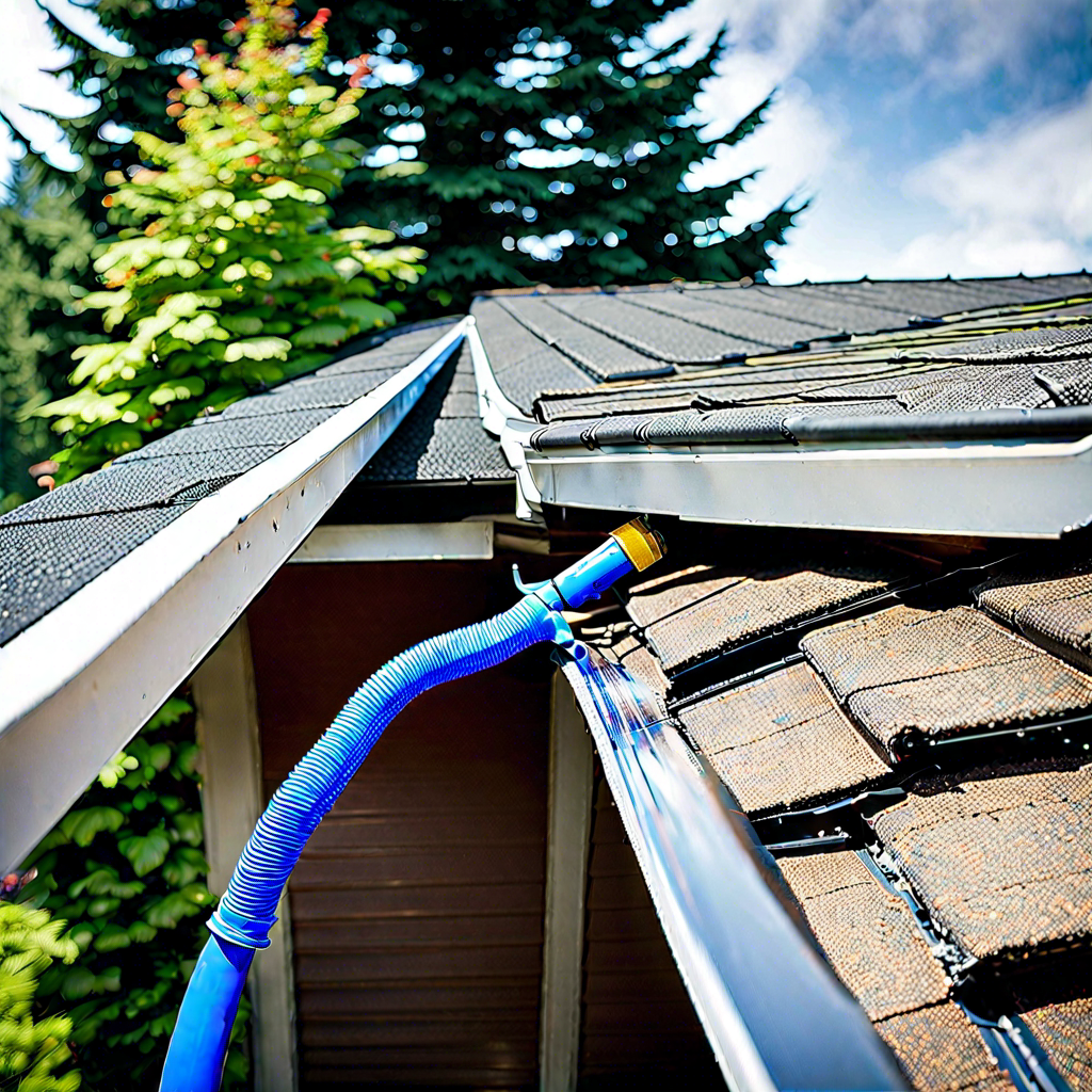 Professional gutter cleaning in Bellevue for home maintenance